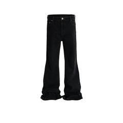 Men's Vintage Pants Men's Women's Spring/Summer Hip Hop Trousers Wide Leg Flared Jeans MIJKO