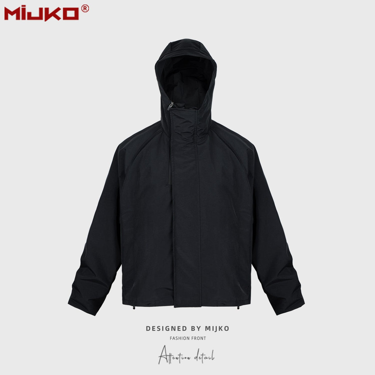 Men's Jacket Double Zip Unisex Jacket MIJKO