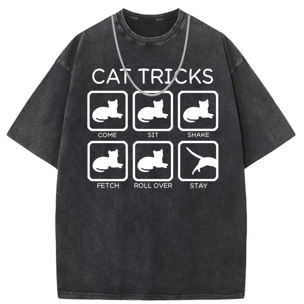 Men T Shirts Vintage vintage cotton printed short-sleeved T-shirt