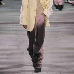 Men's Vintage Pants Men's Women's Wide Leg Jeans Pleated Design MIJKO