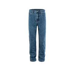 Men's Vintage Pants Trousers Men's and Women's Straight Washed Blue Old Jeans MIJKO