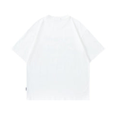 Men T Shirt Design Letter Print round Neck Short Sleeve T-shirt for Men