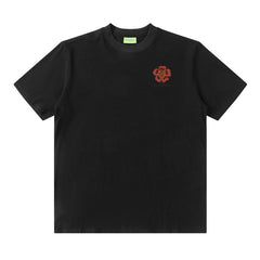 T-shirt homme imprimé à manches courtes T-shirt bébé garçon et fille en coton lâche d'été