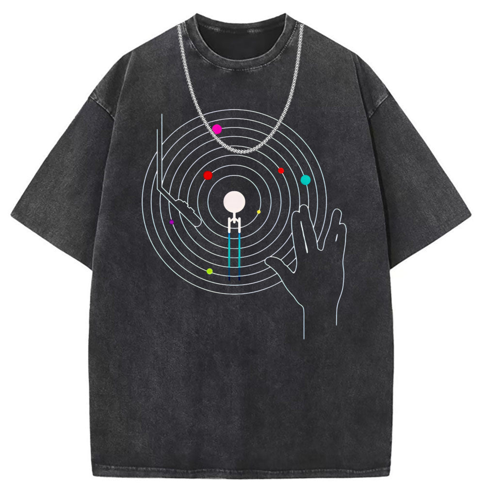 Mens T Shirts Punk Cotton Print