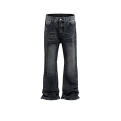 Men's Vintage Pants Washing Water Old Trousers Men's and Women's Small Pull Jeans Trend MIJKO