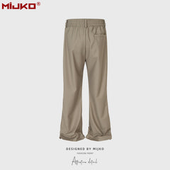 Men's Vintage Pants Men's Women's Slim Trousers MIJKO