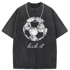 Men T Shirts Old vintage cotton short-sleeved T-shirt