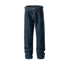 Mens Vintage Pants Unisex Straight-leg Pants MIJKO