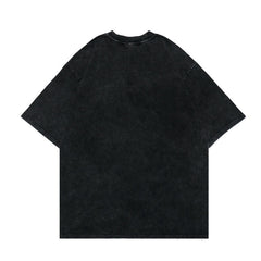 T-shirt homme à manches courtes, t-shirt imprimé, délavé, rétro, pour hommes et femmes