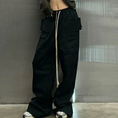 Men's Vintage Pants Wide Leg Tooling Pants Men's and Women's Casual Pants MIJKO