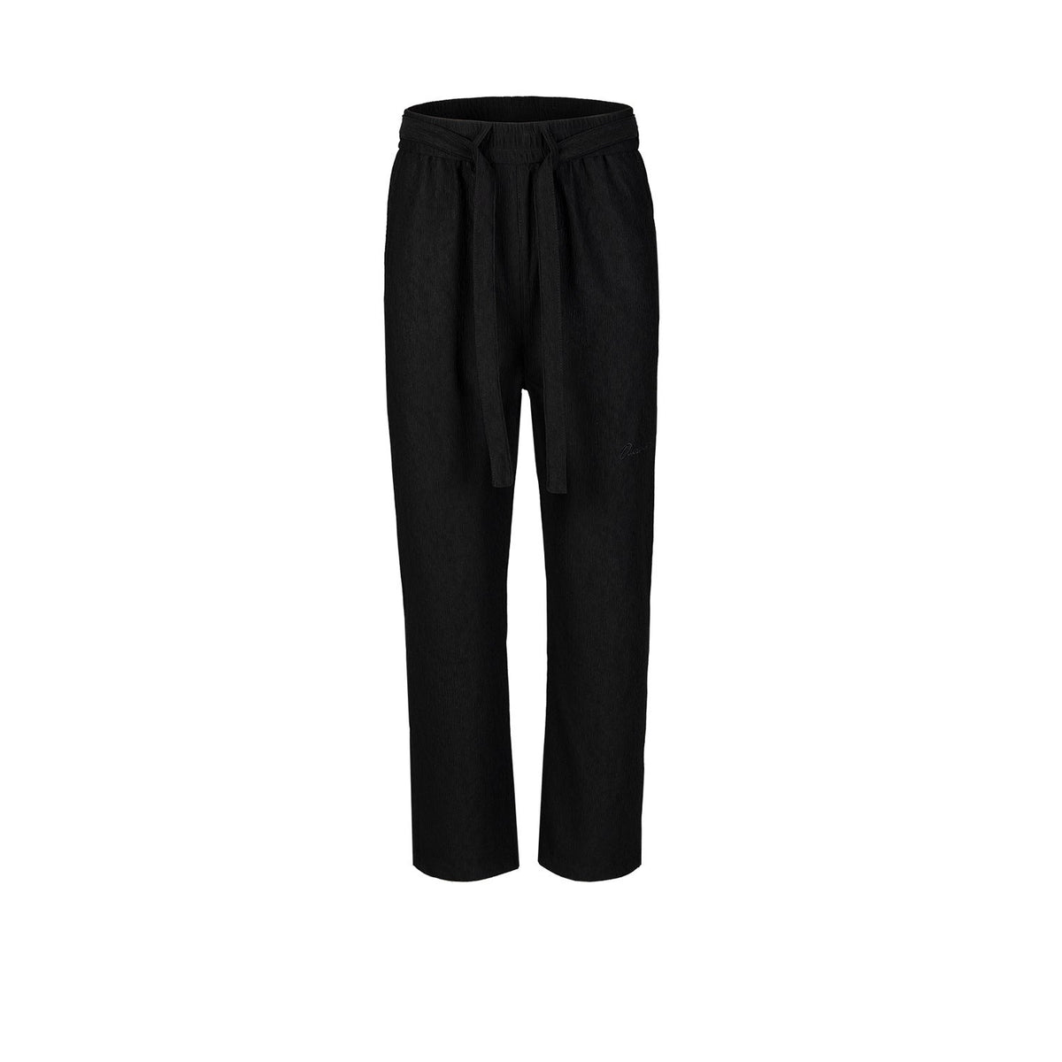 Men's Vintage Pants Men's Textured Trousers Sports Casual Pants with Drawstring MIJKO