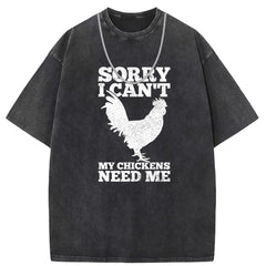 Men T Shirts Printed short-sleeved T-shirt washed and old