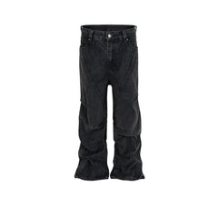 Men's Vintage Pants Jeans Men's and Women's Wide Leg Multi-Size Trousers Tide MIJKO