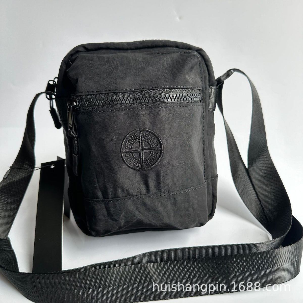 Mens Casual Bags STONE Splicing Embroidery Men's Nylon pouch bag Crossbody shoulder bag