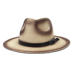 Chapeaux de cowboy en paille pour hommes et femmes, chapeau de soleil de voyage d'extérieur, protection solaire, printemps et été