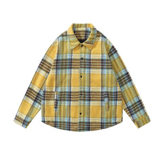 Mens Jacket Long Sleeve Wool Unisex Shirt MIJKO