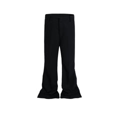 Men's Vintage Pants micro-pull trousers men's and women's wide-footed casual trousers MIJKO