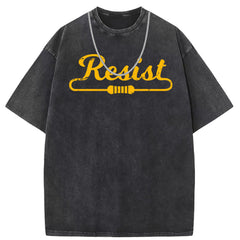 Men T Shirts Short-sleeved T-shirt women washed and old