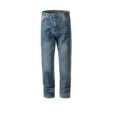 Mens Vintage Pants Make Old Button-up Jeans MIJKO