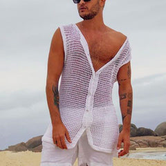 Rave Outfits Mens Vest Base Clothing