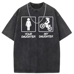 Men T Shirts Batik washed old punk cotton short-sleeved T-shirt