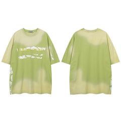 Men T Shirt Hiphip Street Style Short Sleeve T-shirt Men and Women Couple