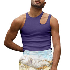 Rave Outfits Mens Vest Sleeveless T-shirt Sling