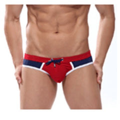 Men's Swimsuit Beach Pants Tether Quick Drying Men's Beach Shorts Swimsuit Sexy Swimsuit Beach Pants