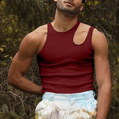 Rave Outfits Mens Vest Sleeveless T-shirt Sling