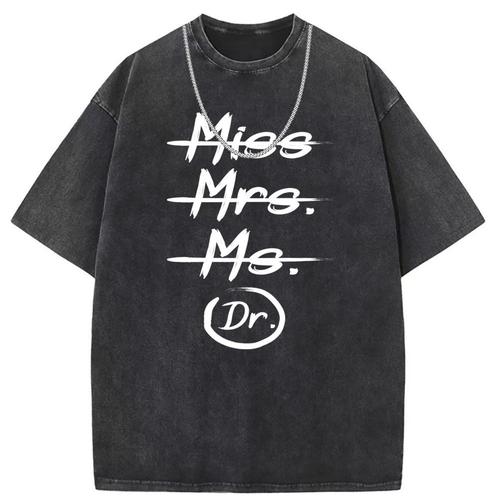 Men T Shirts Cotton short-sleeved T-shirt women's washed and old