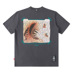 T-shirt Homme Imprimé Manches Courtes Style Décontracté Couple