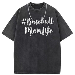 Men T Shirts Short Sleeve T-Shirt Women Washed Old American