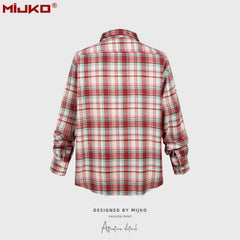 Mens Jacket Plaid Jacket Unisex Cityboy MIJKO