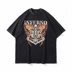 T-shirt Homme Imprimé Dessin Animé Manches Courtes T-shirt Bébé Garçon et Fille Été Ample Couple