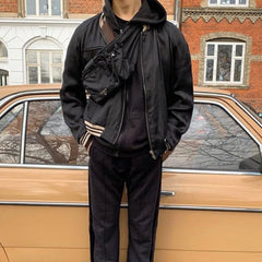 Men's Jacket Silk Padded Baseball Jacket MIJKO