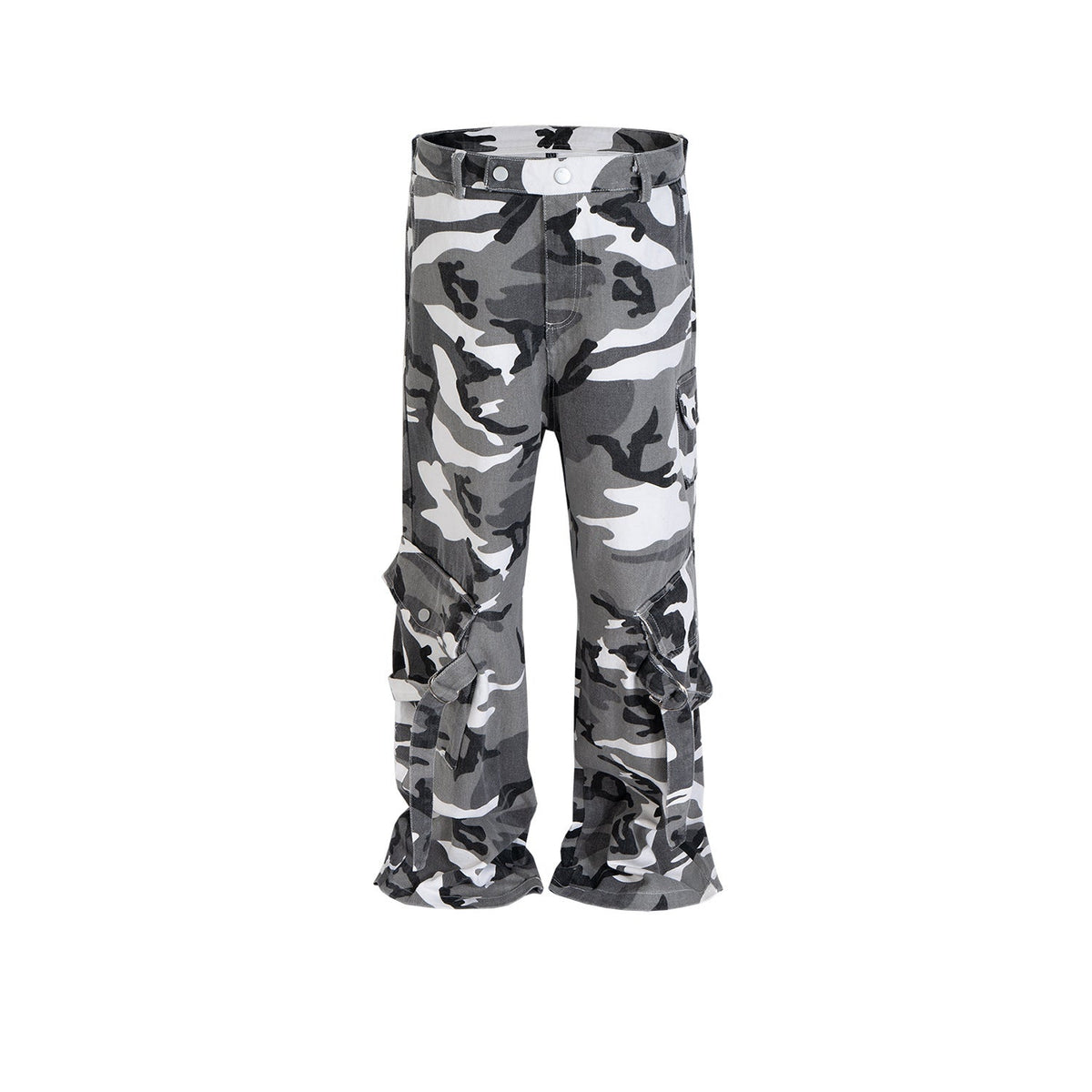 Men's Vintage Pants Men's Women's Straight Pants Camouflage Casual Pants MIJKO