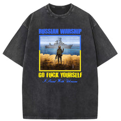 Men T Shirts Washed Old Retro Trend