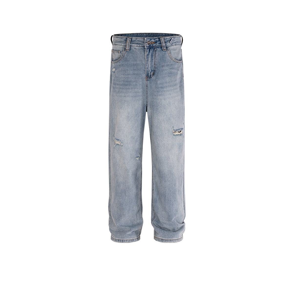 Men's Vintage Pants Straight Pants Men's and Women's Washed Jeans MIJKO