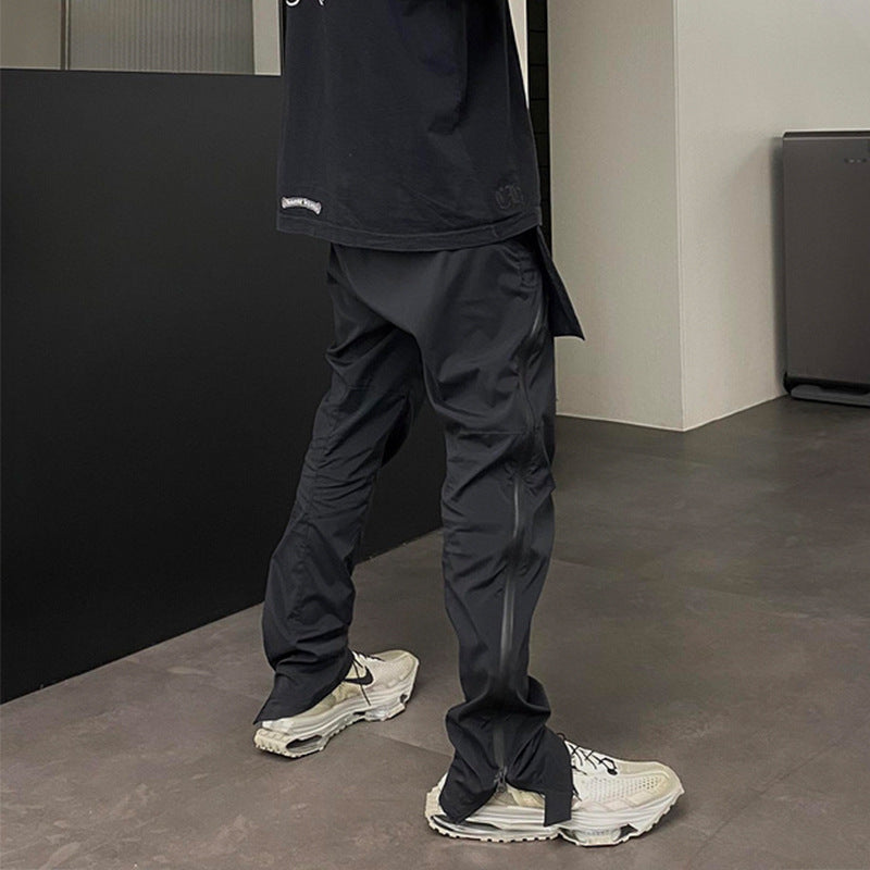 Mens Vintage Pants Autumn and Winter VIBE Wind Casual Pants Undermycar Pocket Functional Pants MIJKO