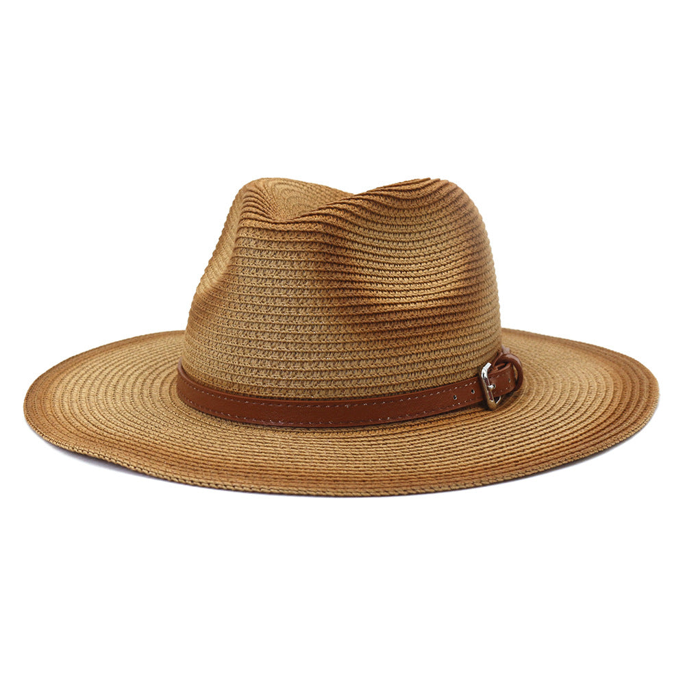 Chapeaux de cowboy en paille, chapeau de plage peint à la bombe, nouveau chapeau de paille d'extérieur