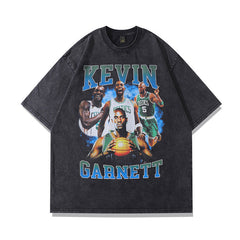 Men T Shirt Hip Hop Distressed Short-Sleeved T-shirt Men's Summer