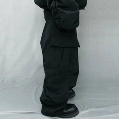 Men Vintage Pants Large Pocket Casual Pants MIJKO