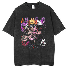 Mens T Shirts Payne Printed Vintage T-Shirt Crew Neck Short Sleeve T-Shirt