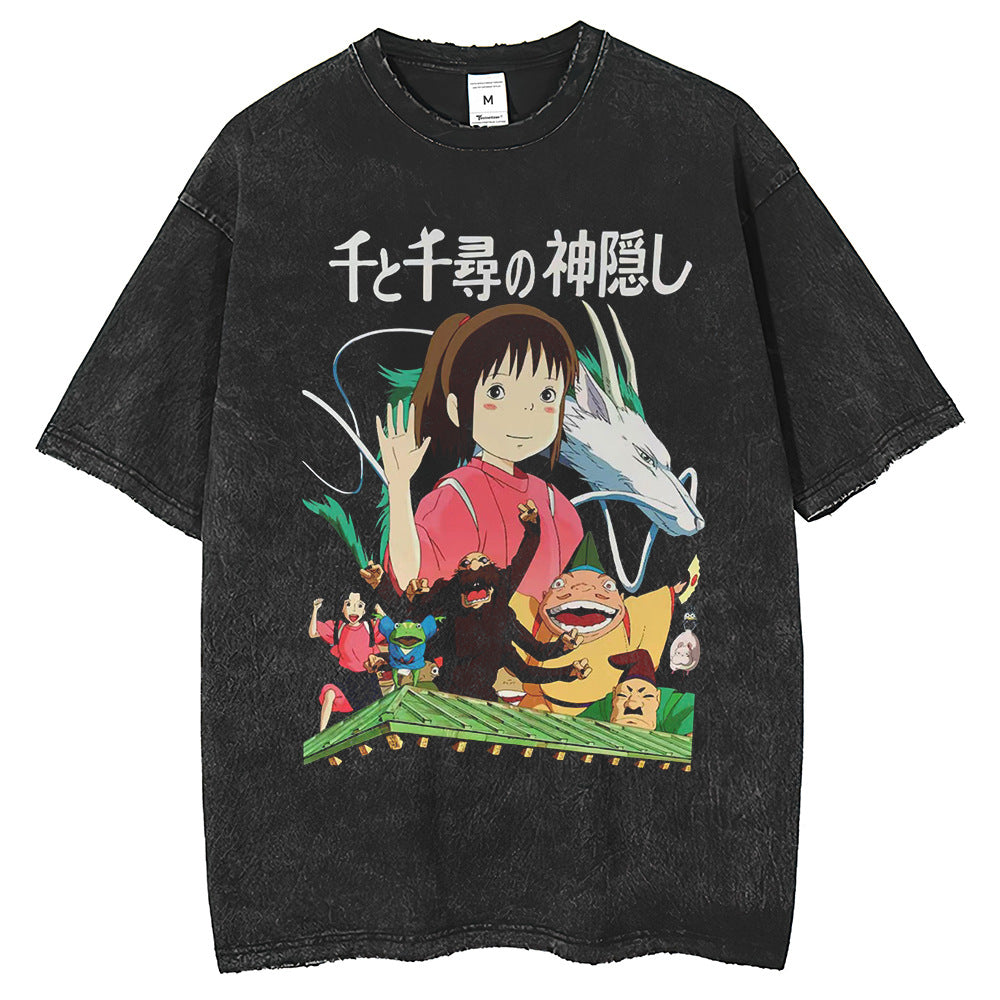 Mens T Shirts vintage T-Shirt Spirited Away