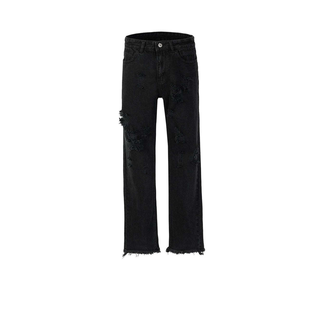 Men's Vintage Pants Men's Women's Urban Pussy Beard Ragged Design Trousers Jeans MIJKO