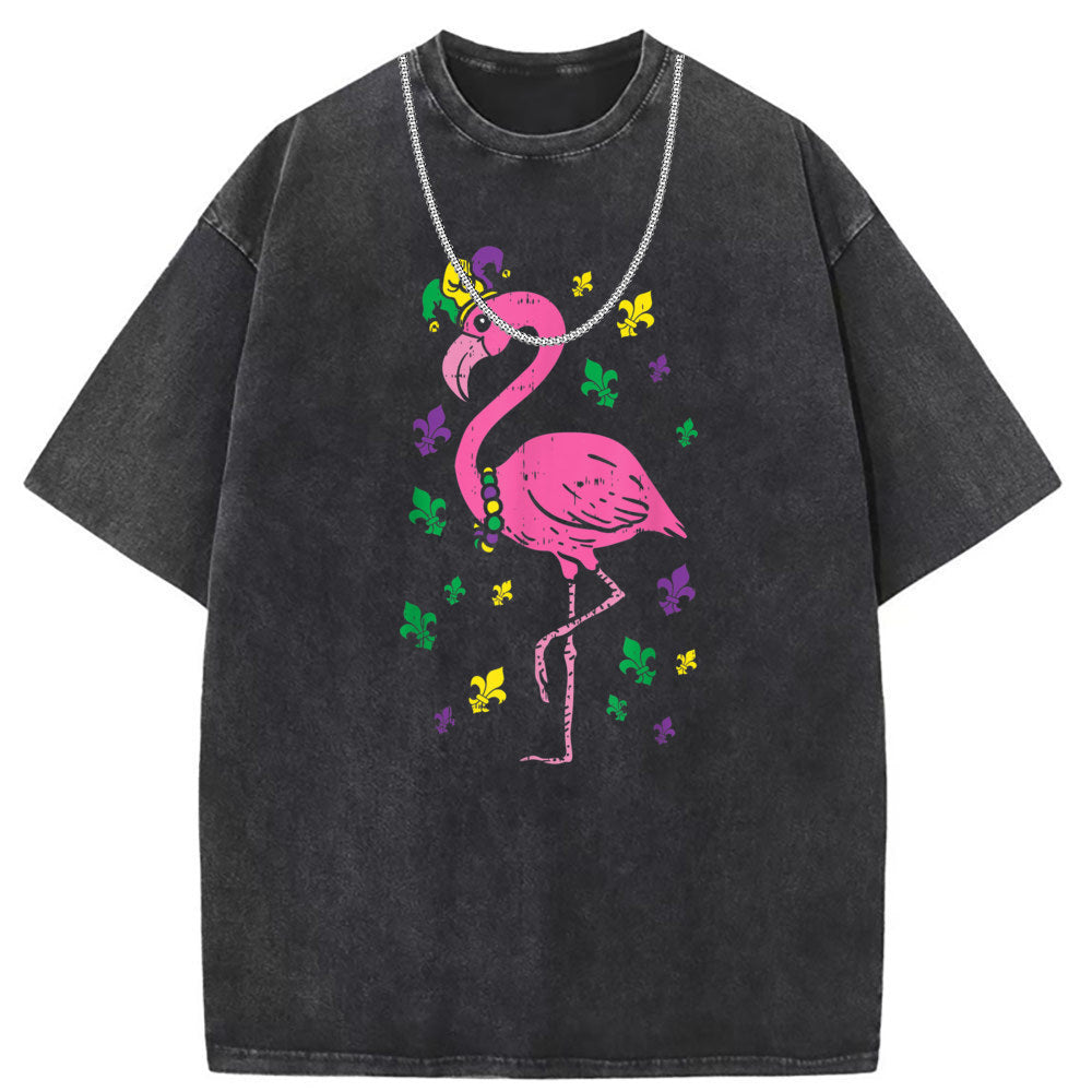 Men T Shirts Short-sleeved T-shirt men's batik washed and old