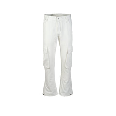 Men's Vintage Pants Men's Women's Spring and Summer Wide-footed Pants Slim-Fit Jeans MIJKO
