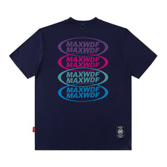 Men T Shirt Printed Summer Short-Sleeved T-shirt Men's Vibe Style Loose
