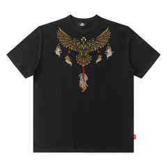 Men T Shirt Printed Short-Sleeved T-shirt Baby Boy and Girl Summer Loose All-Match Casual