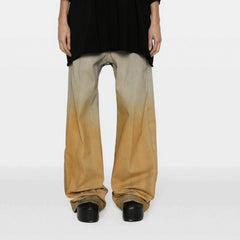 Men's Vintage Pants Men's Women's Design Pants Waist Casual Jeans MIJKO